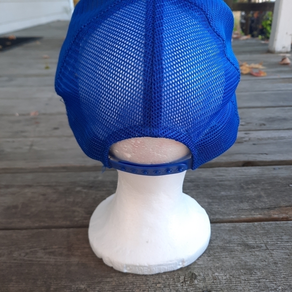 Vintage Hawaiian Headwear Hawaii blue wings embroidered snapback trucker hat - Picture 9 of 14